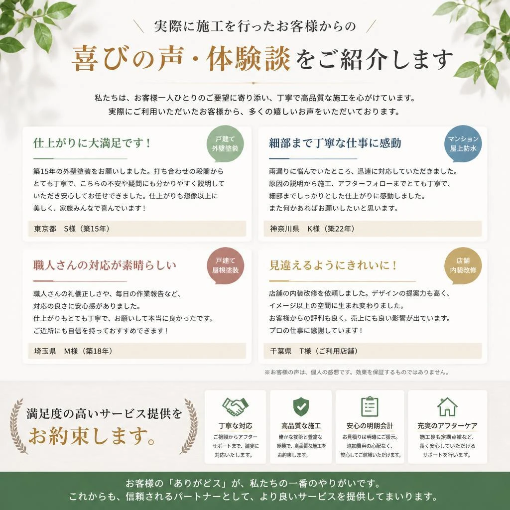 お客様の声